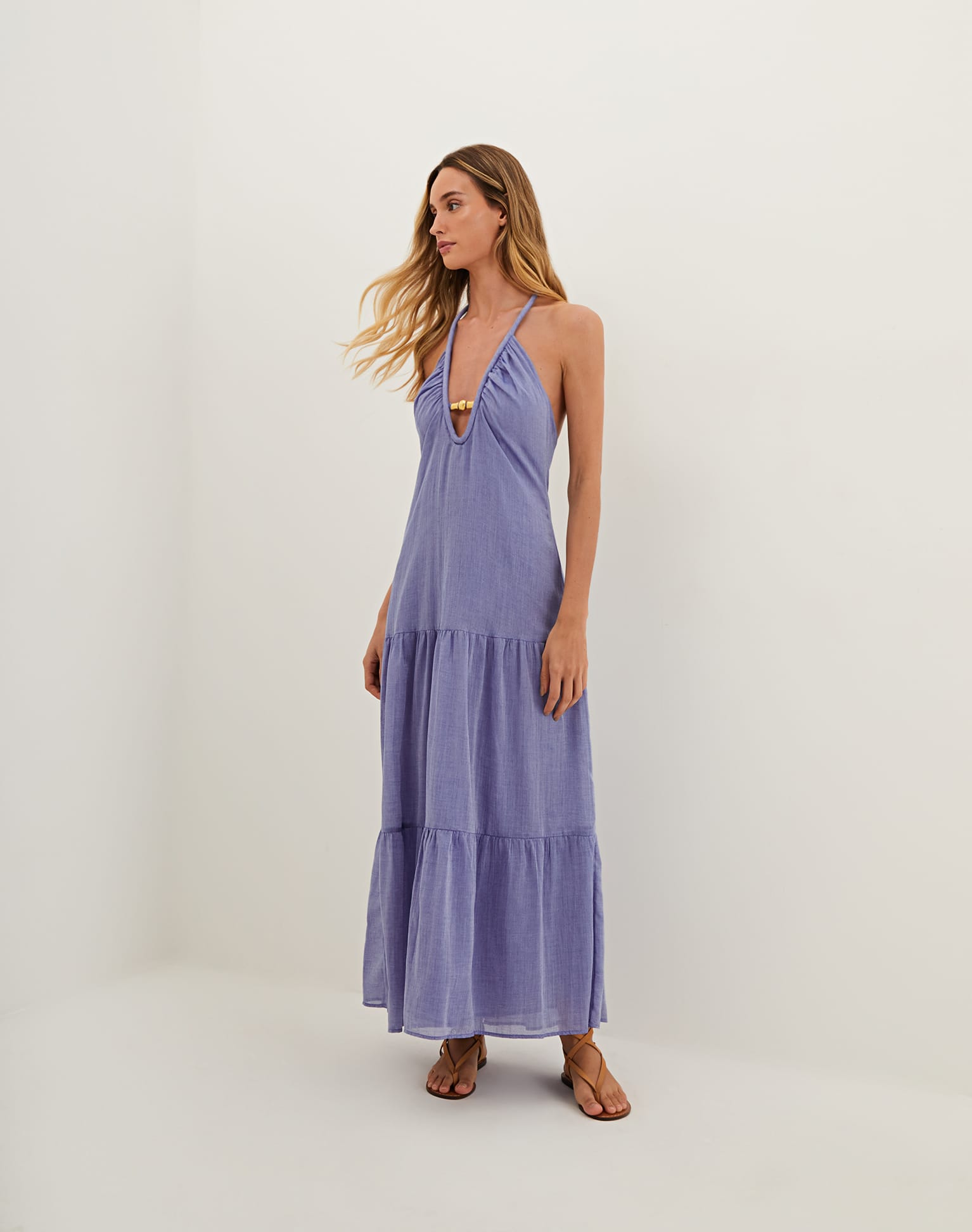 Cassia Maxi Dress - Sapphire