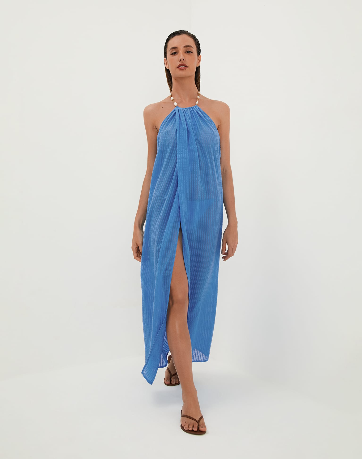 Cloe Long Cover Up - Beach Front