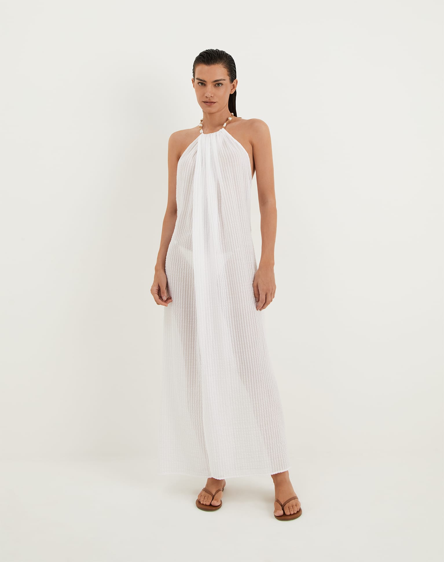 Cloe Long Cover Up - Off White