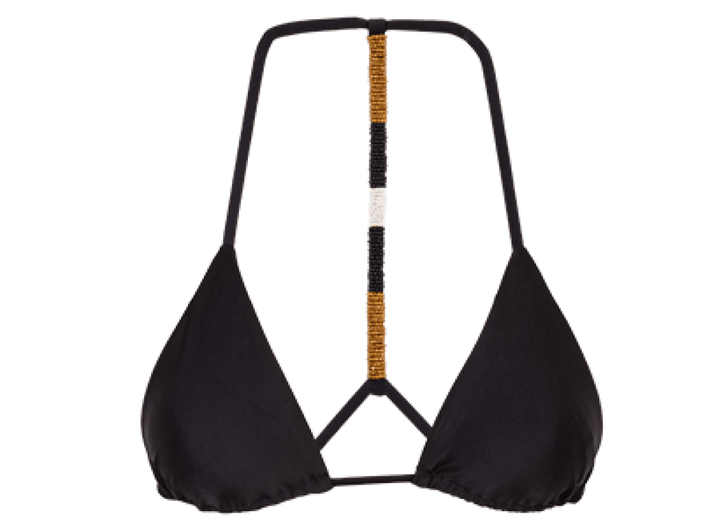 Ella Triangle Top - Black