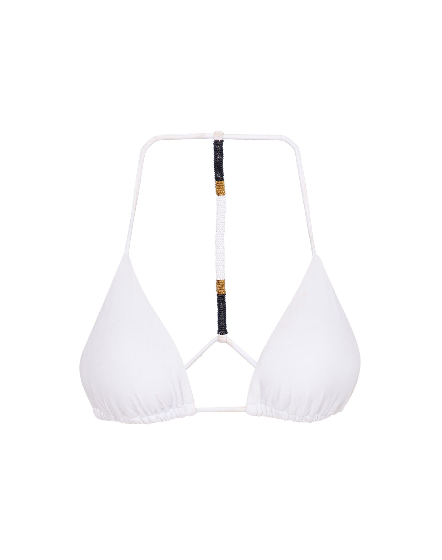 Ella Triangle Top - White