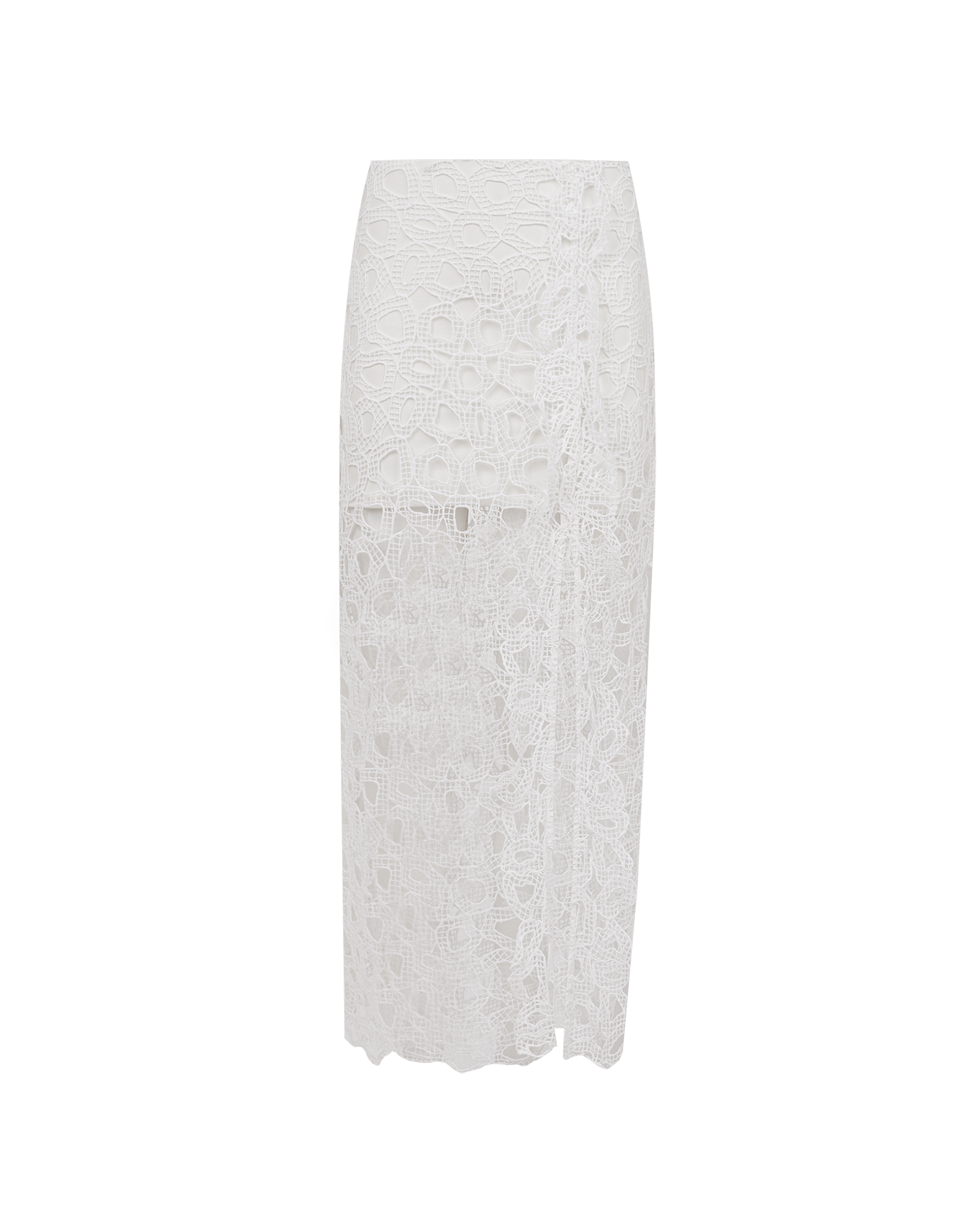 Eyelet Joelle Maxi Skirt - Off White