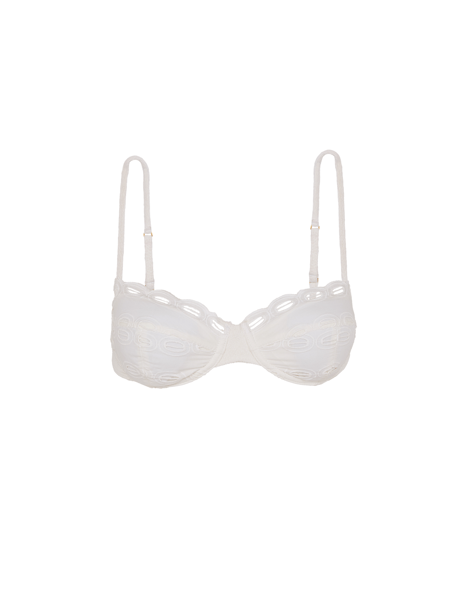 Eyelet Naya Nissi Top - White