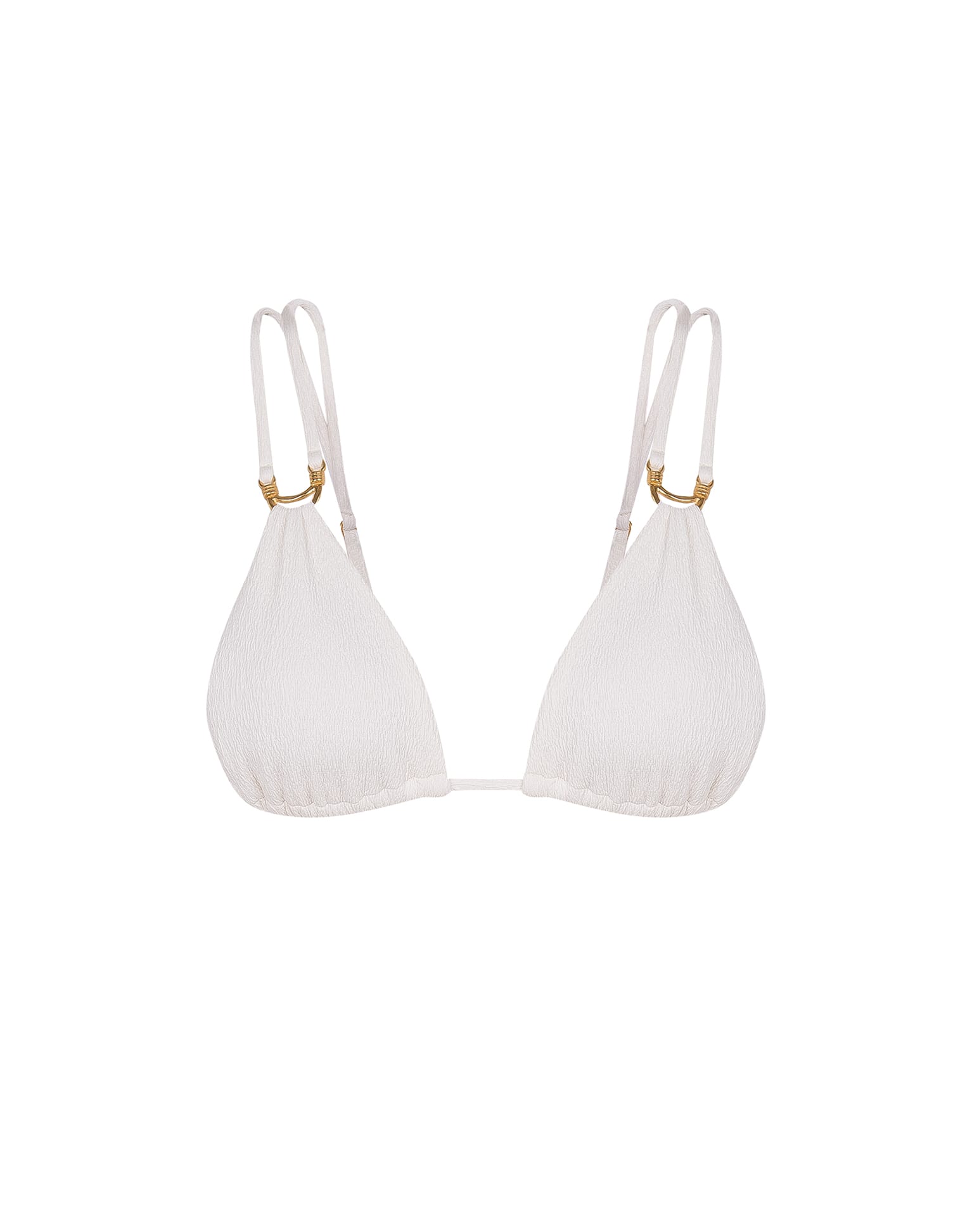 Firenze Callie Parallel Tri Top - White