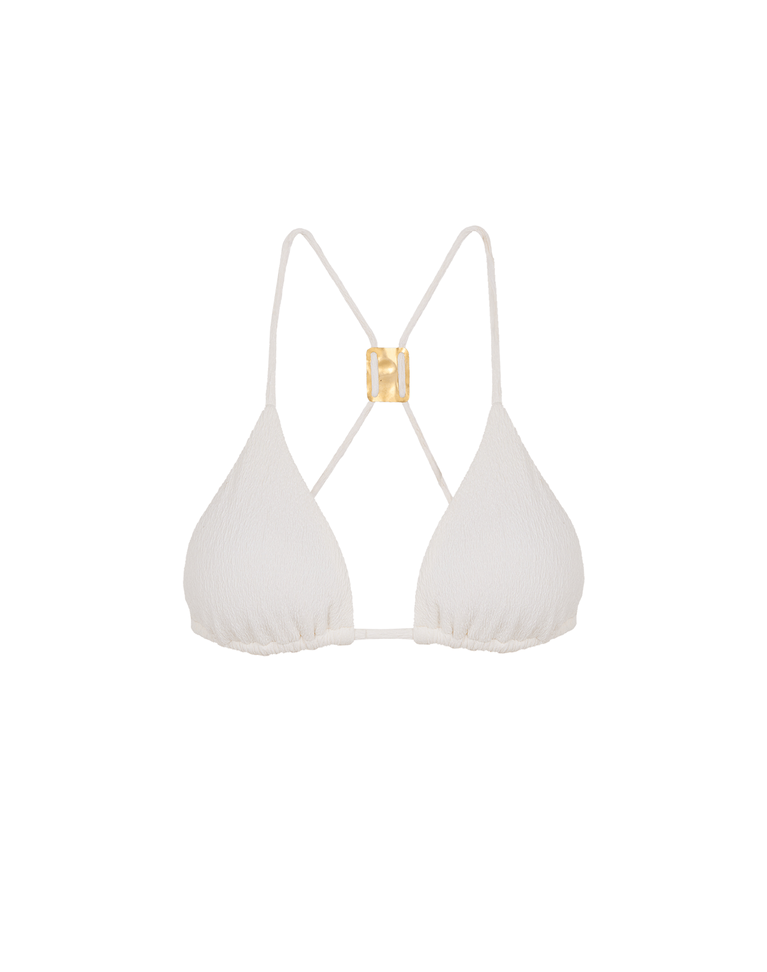 Firenze Cleo T Back Tri Top - Off White