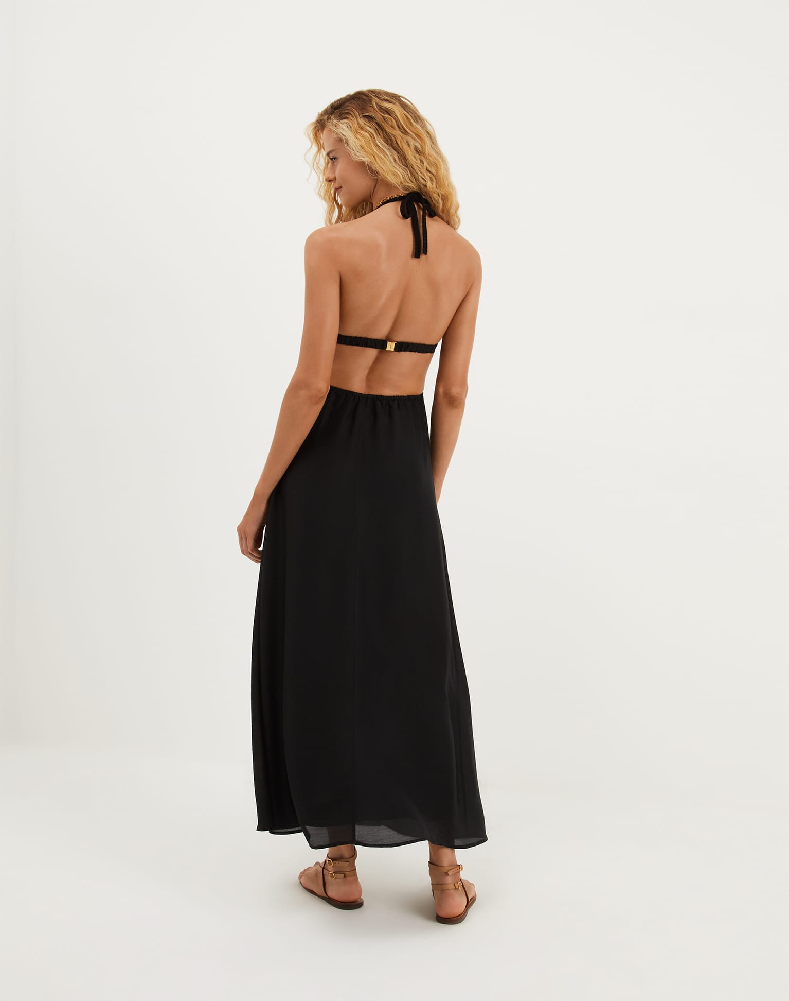 Ivy Long Dress - Black