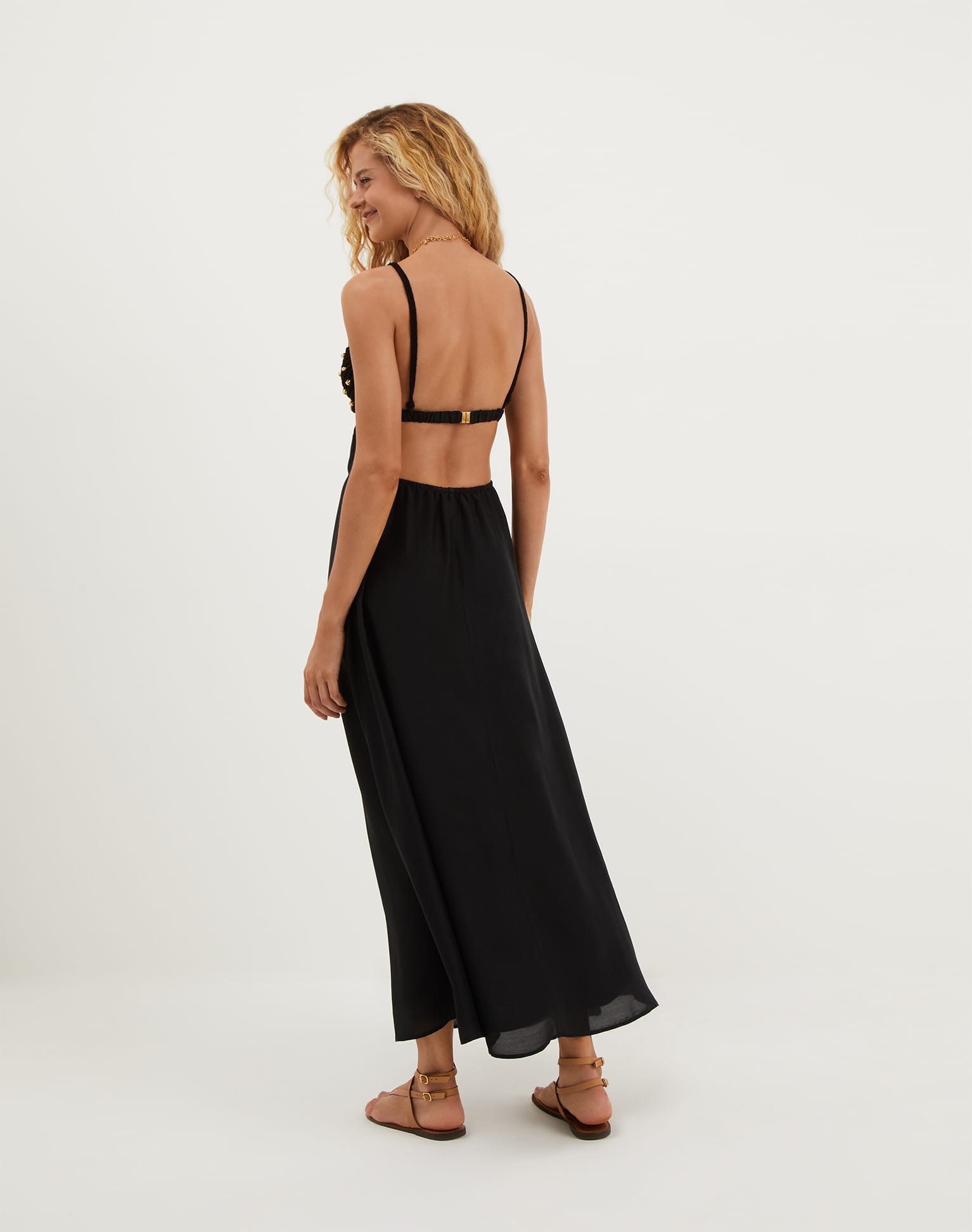 Ivy Long Dress - Black