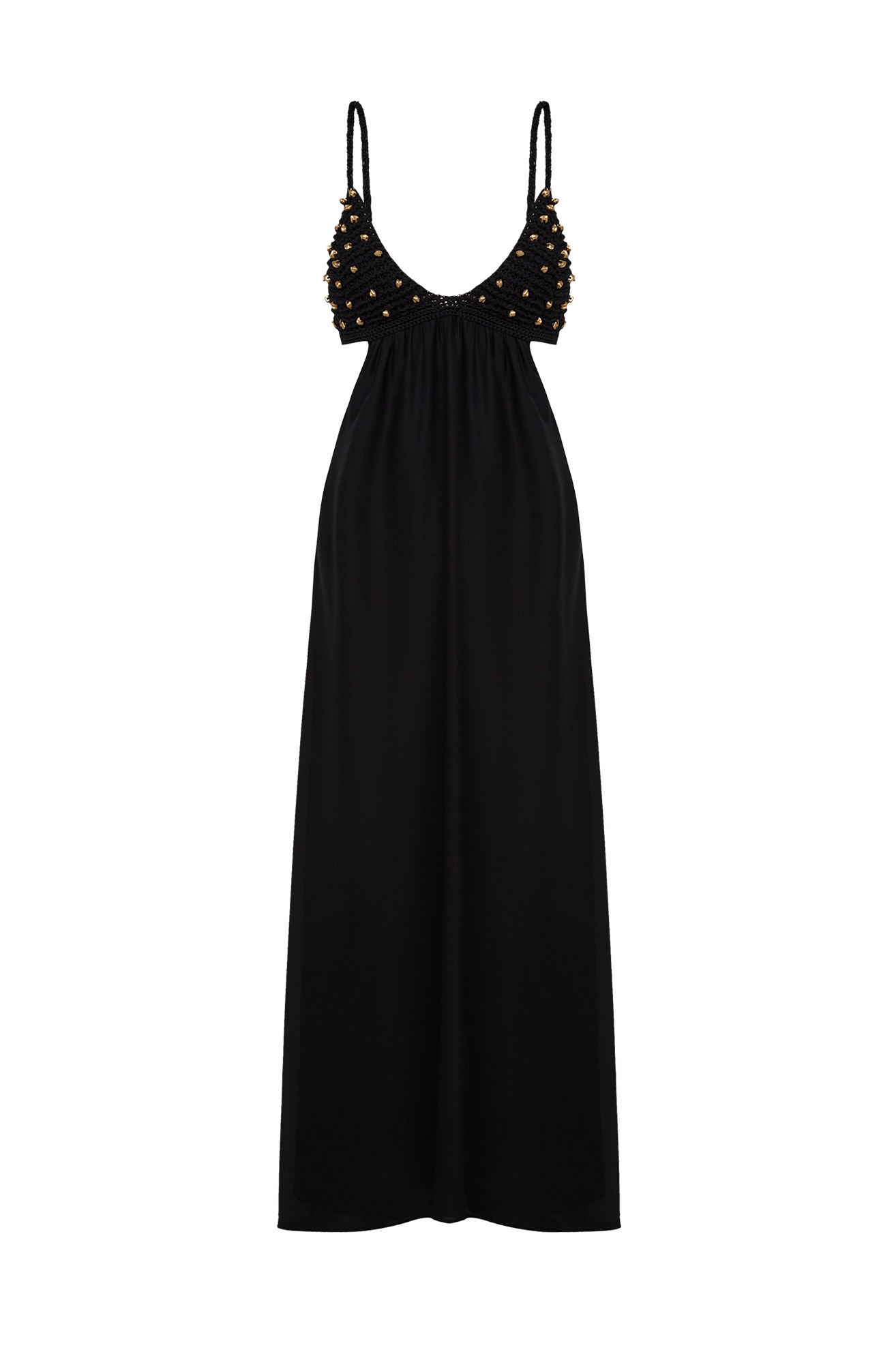 Ivy Long Dress - Black