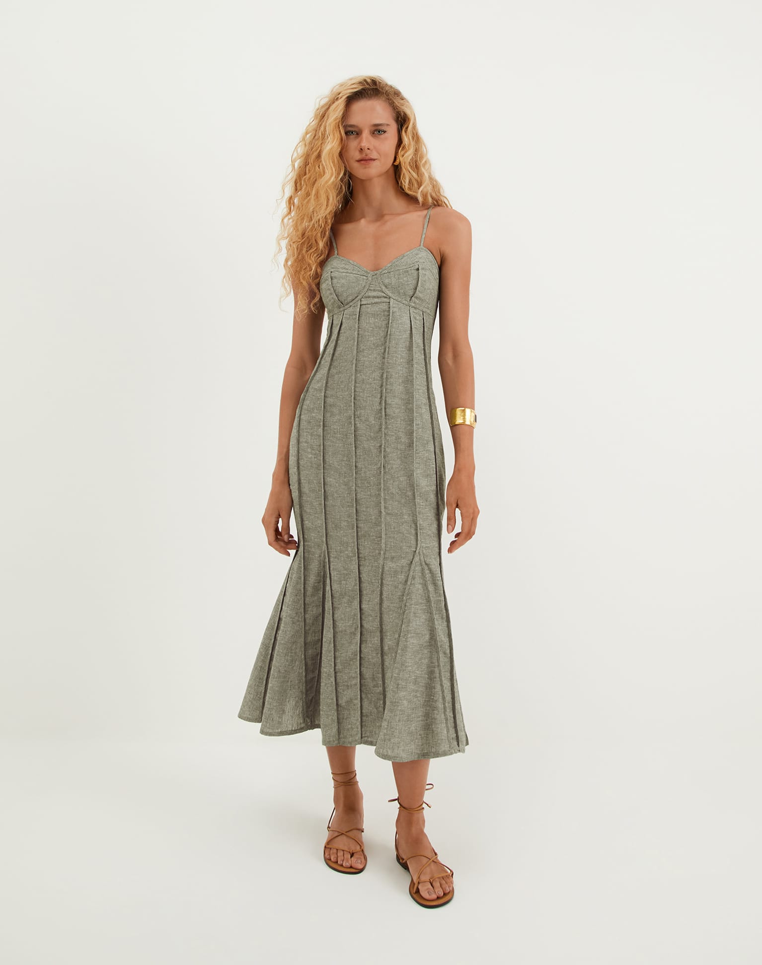 Josephine Midi Dress - Harbor