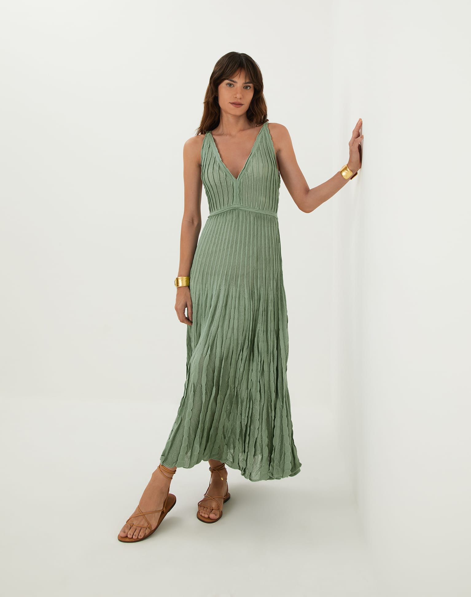 Knit Celina Long Dress - Harbor