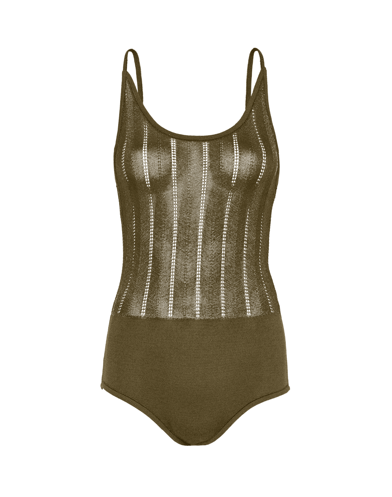 Knit Elba Bodysuit - Evergreen