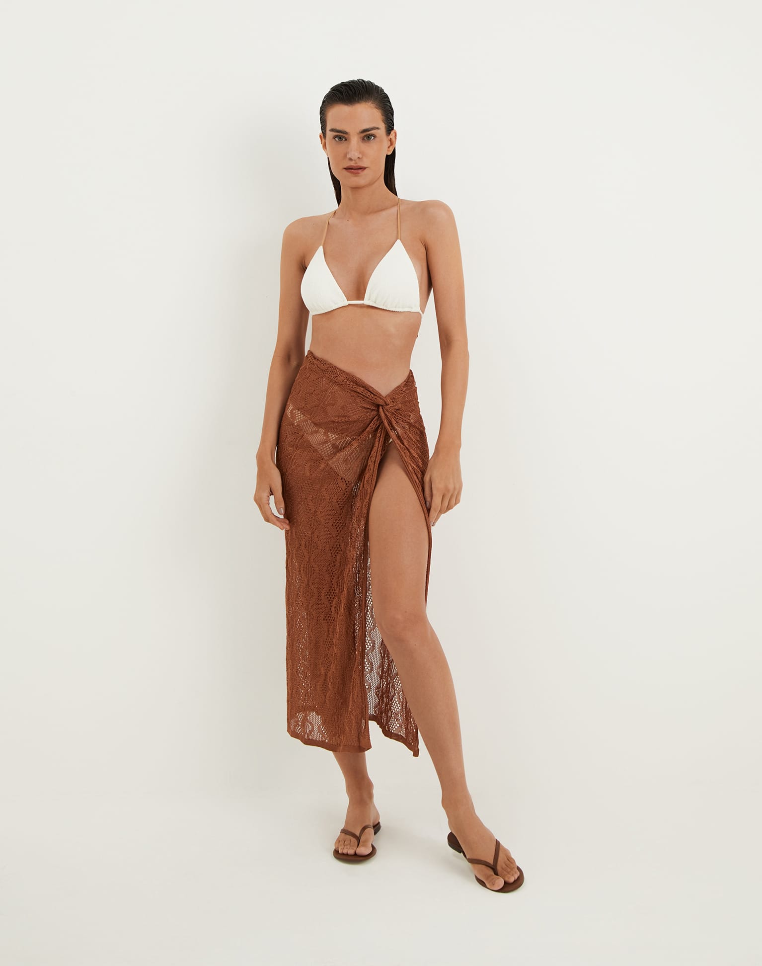Knit Karen Midi Skirt - Éclair