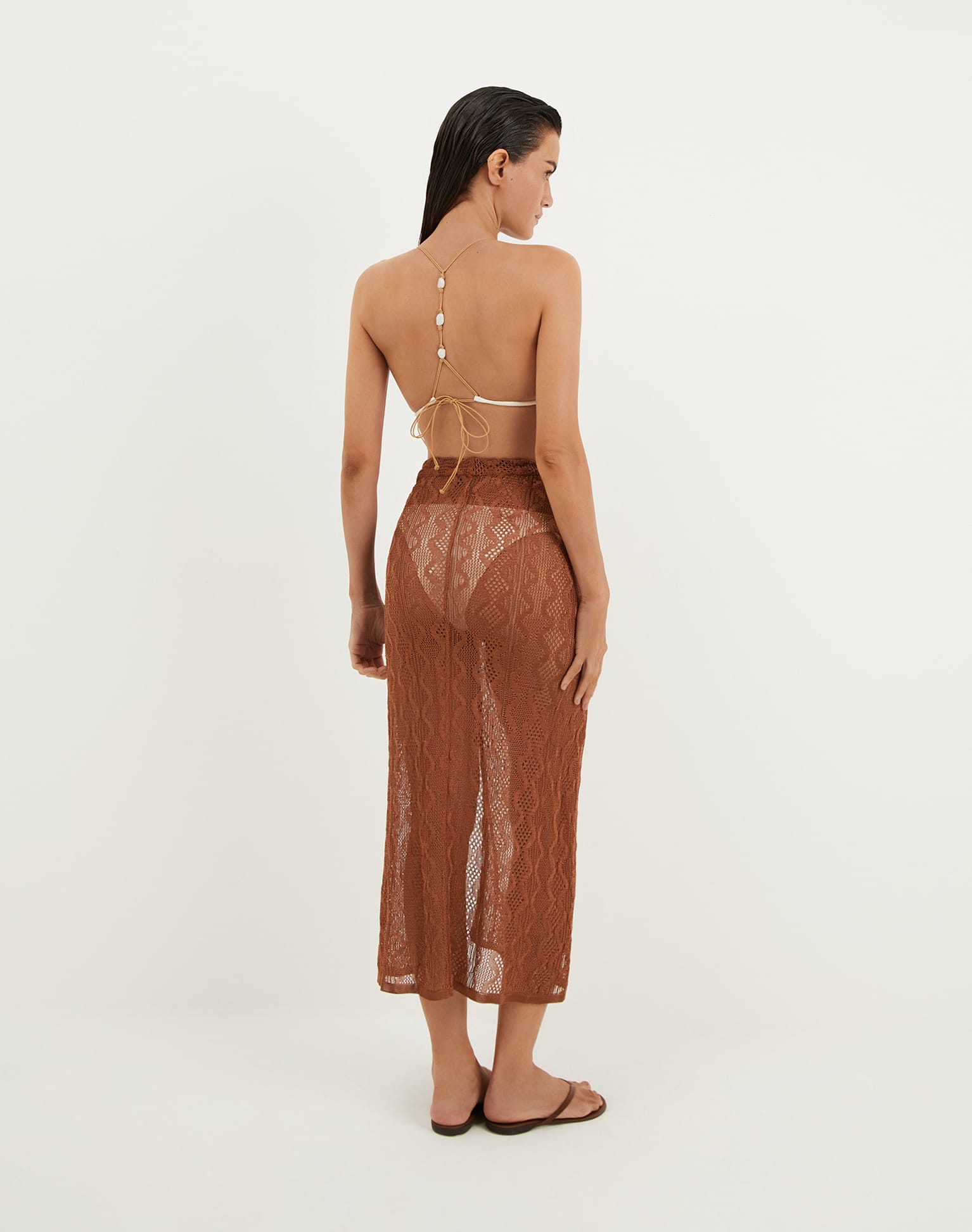 Knit Karen Midi Skirt - Éclair