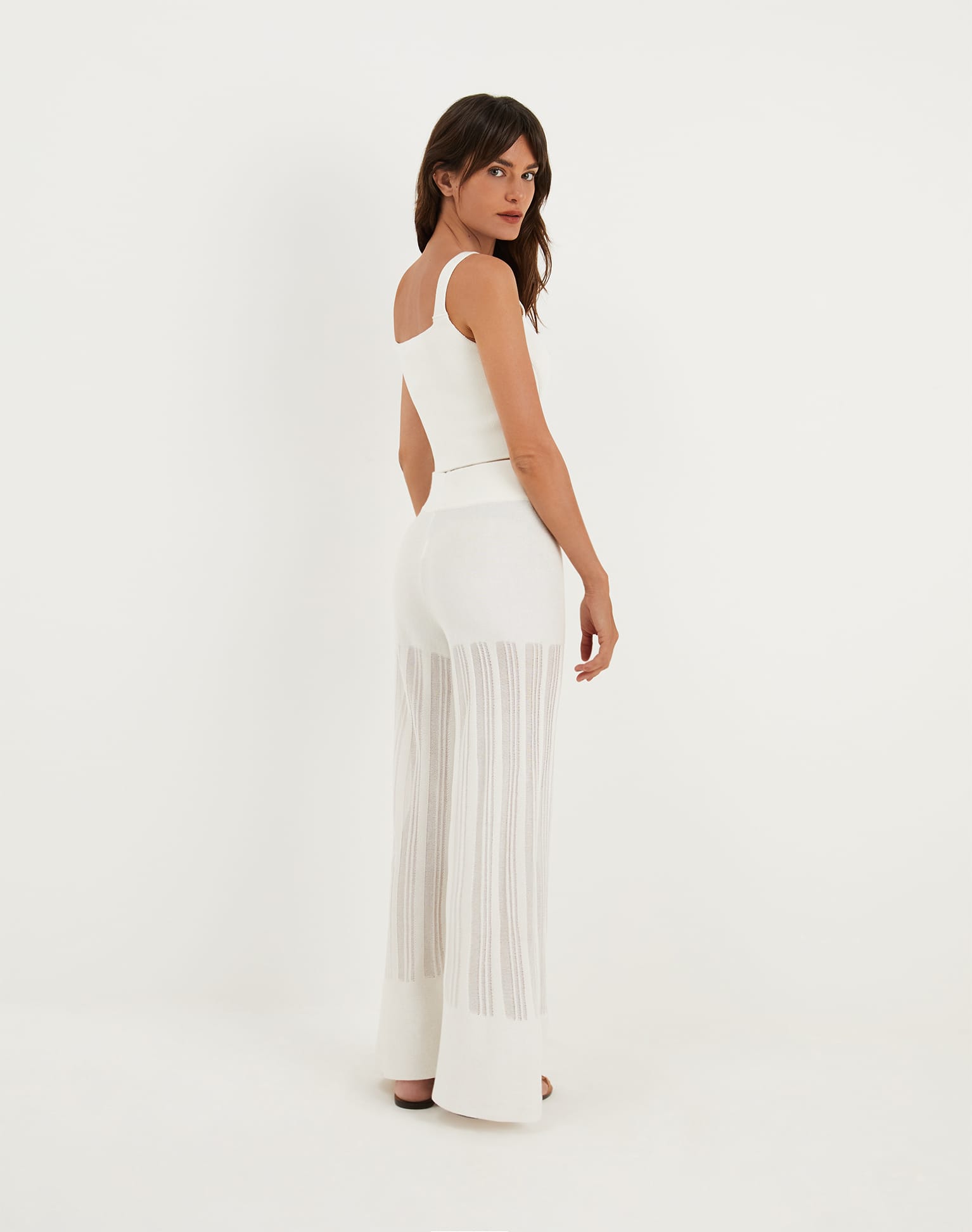 Knit Malene Pants - Off White