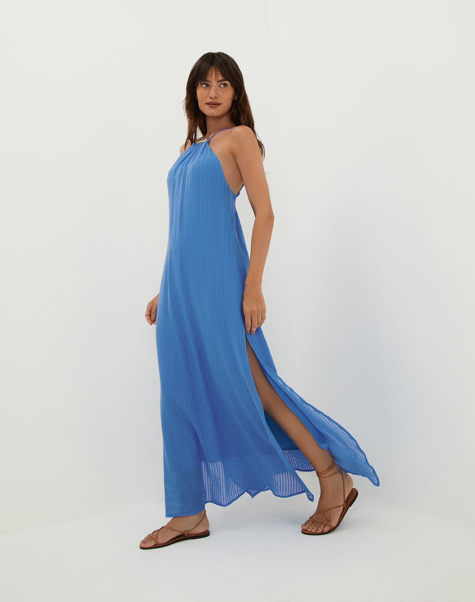 Lily Long Dress - Beach Front