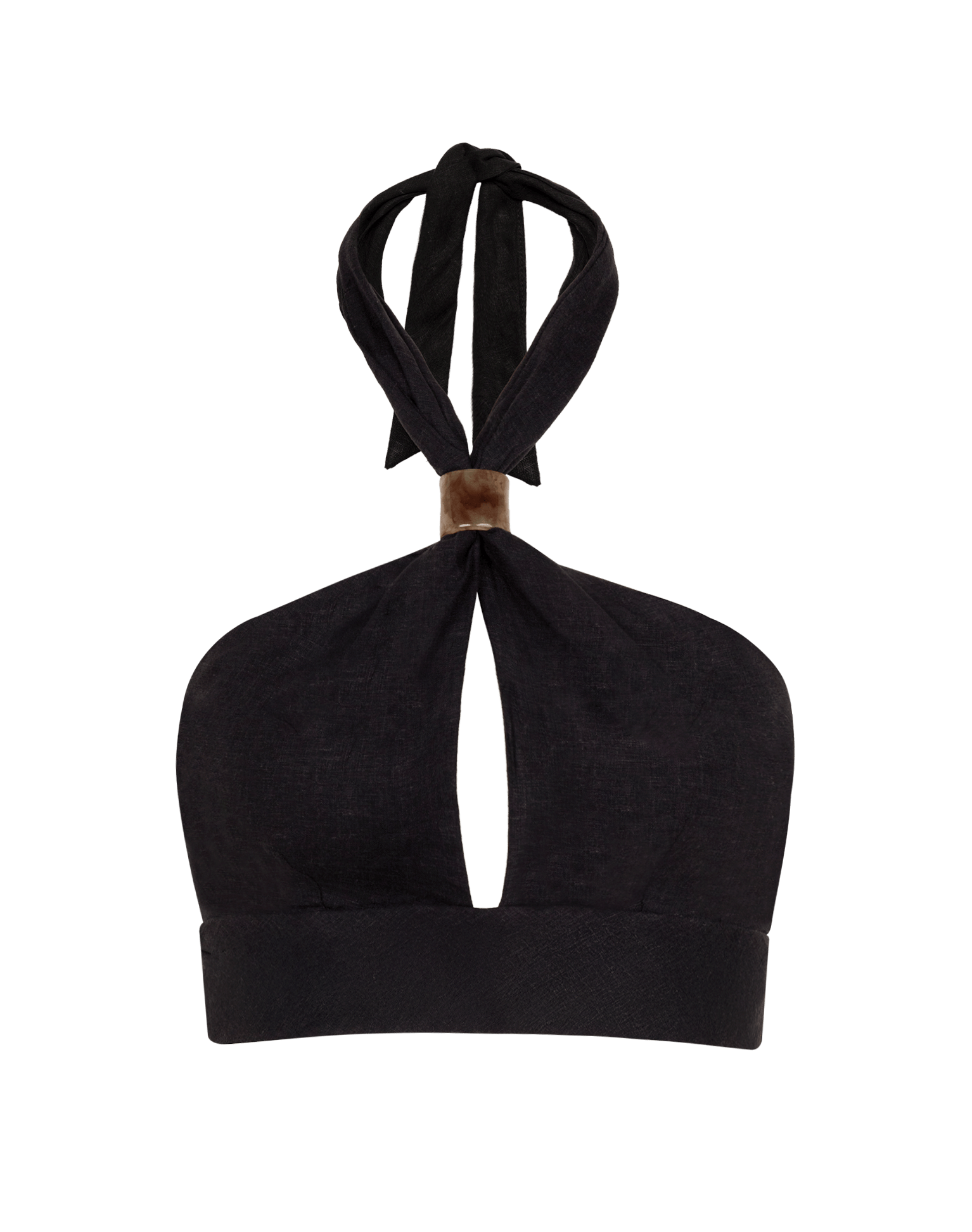 Luna Halter Top - Black