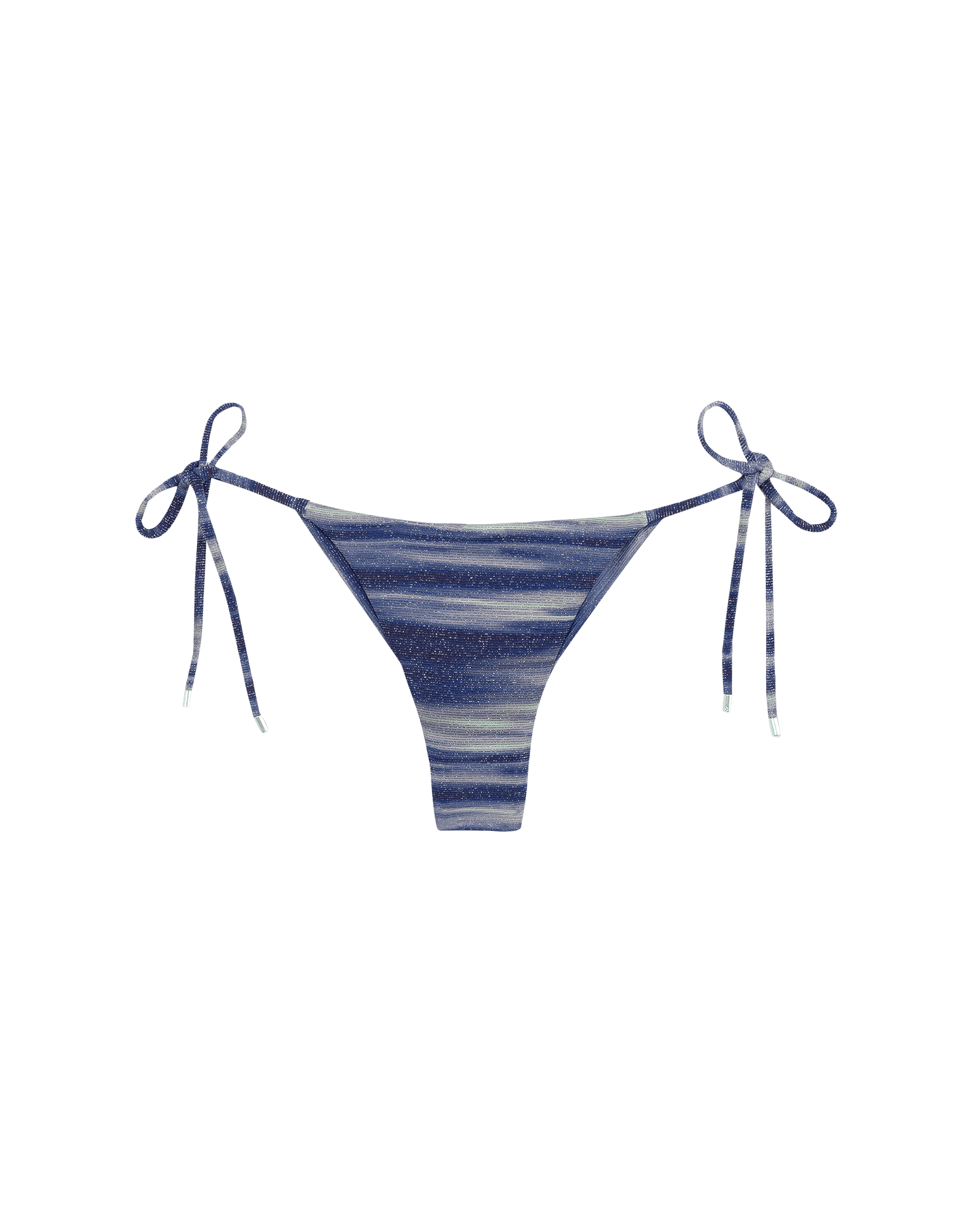Lurex Tie Side Bottom - Moonlight