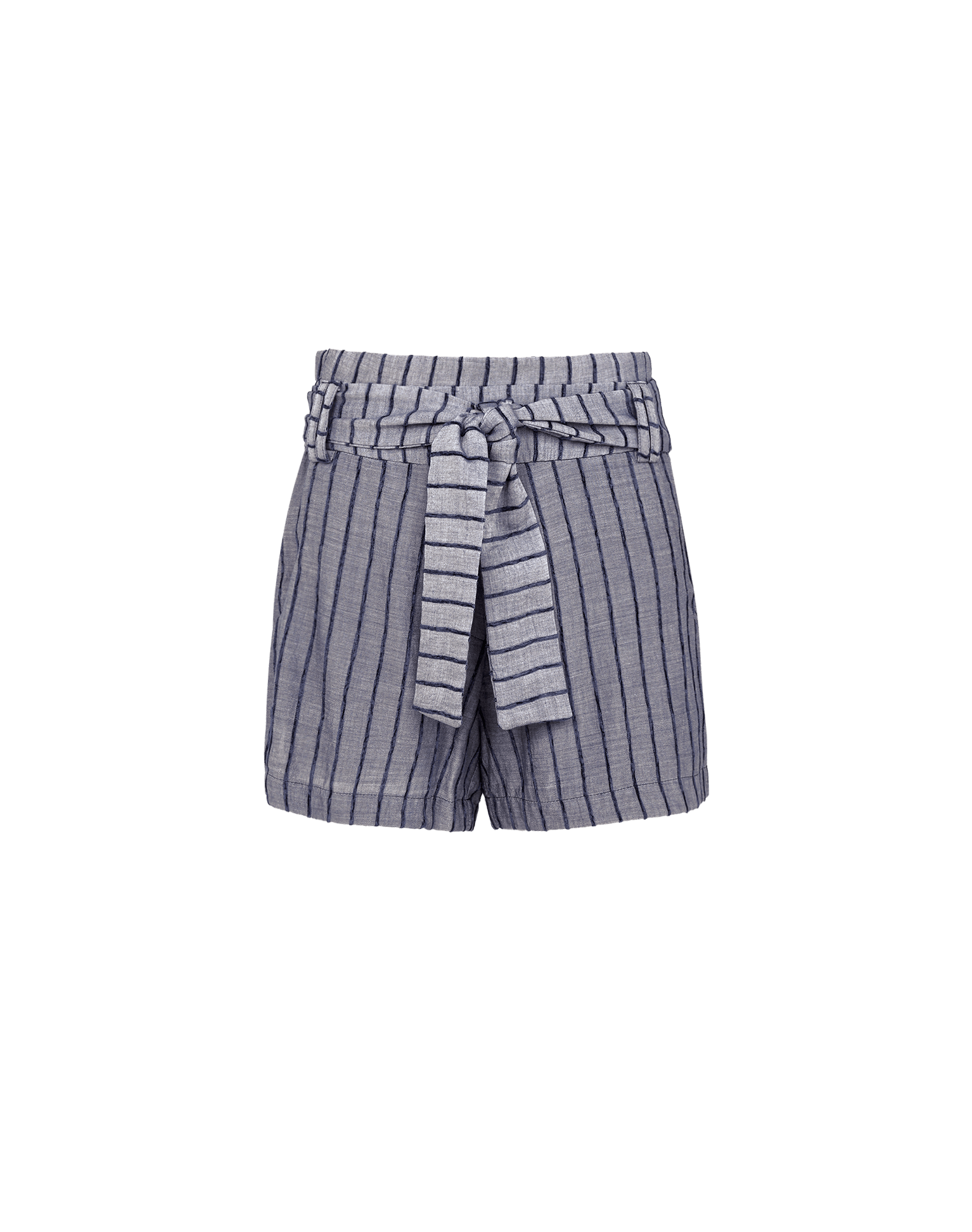 Mara Shorts - Sailboat Pinstripe