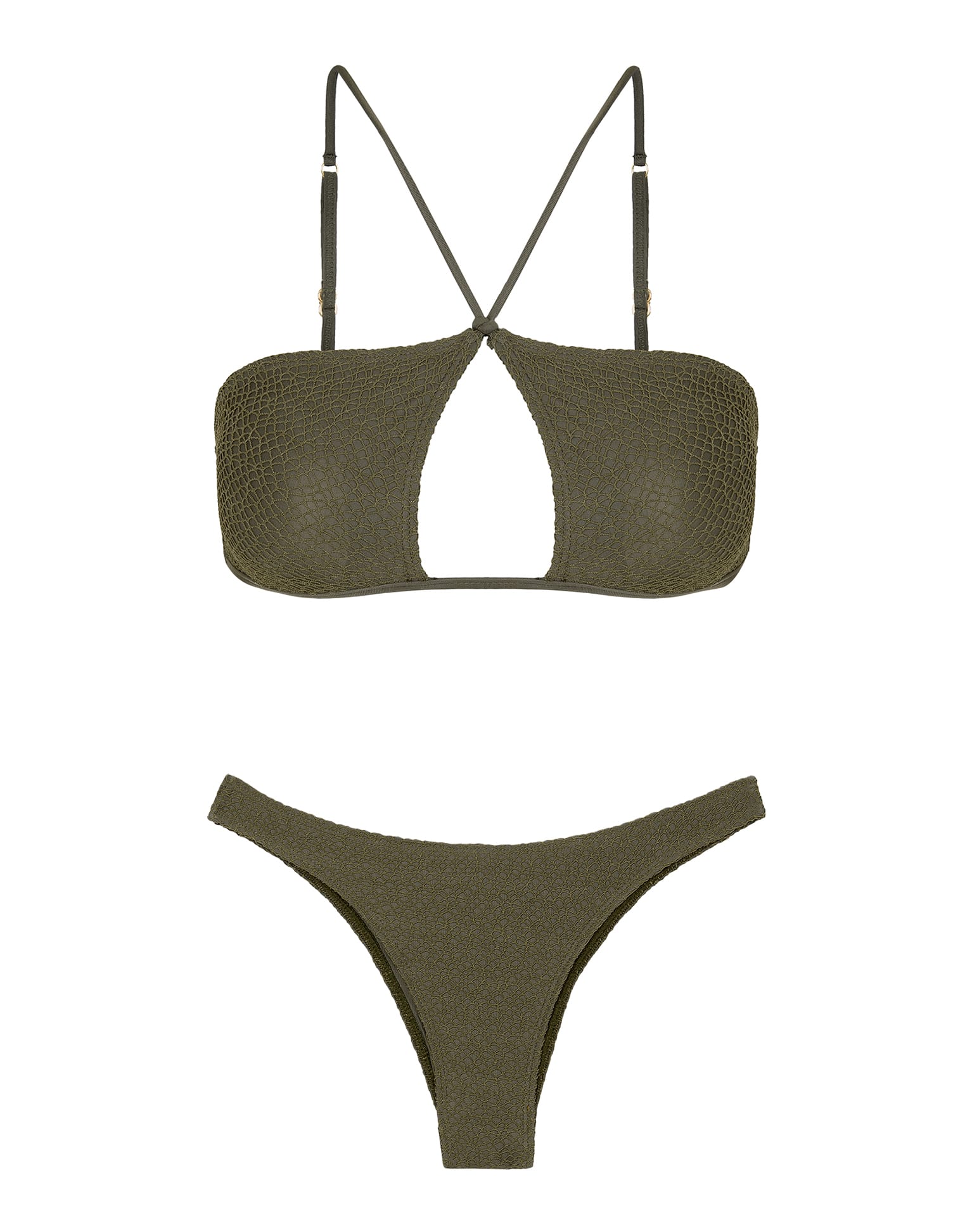 Mesh Nicole Top (Exchange Only) - Evergreen