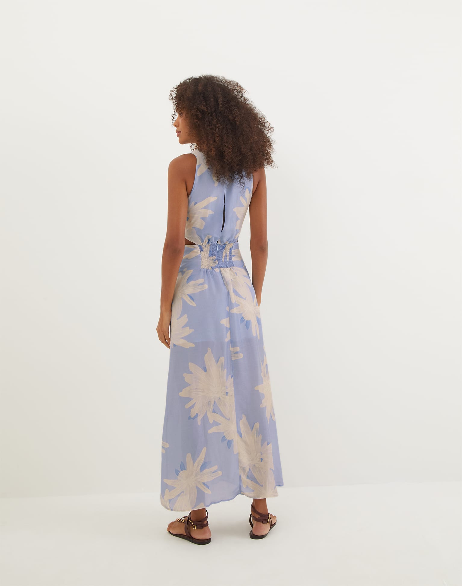 Nadi Long Dress - Maliblue