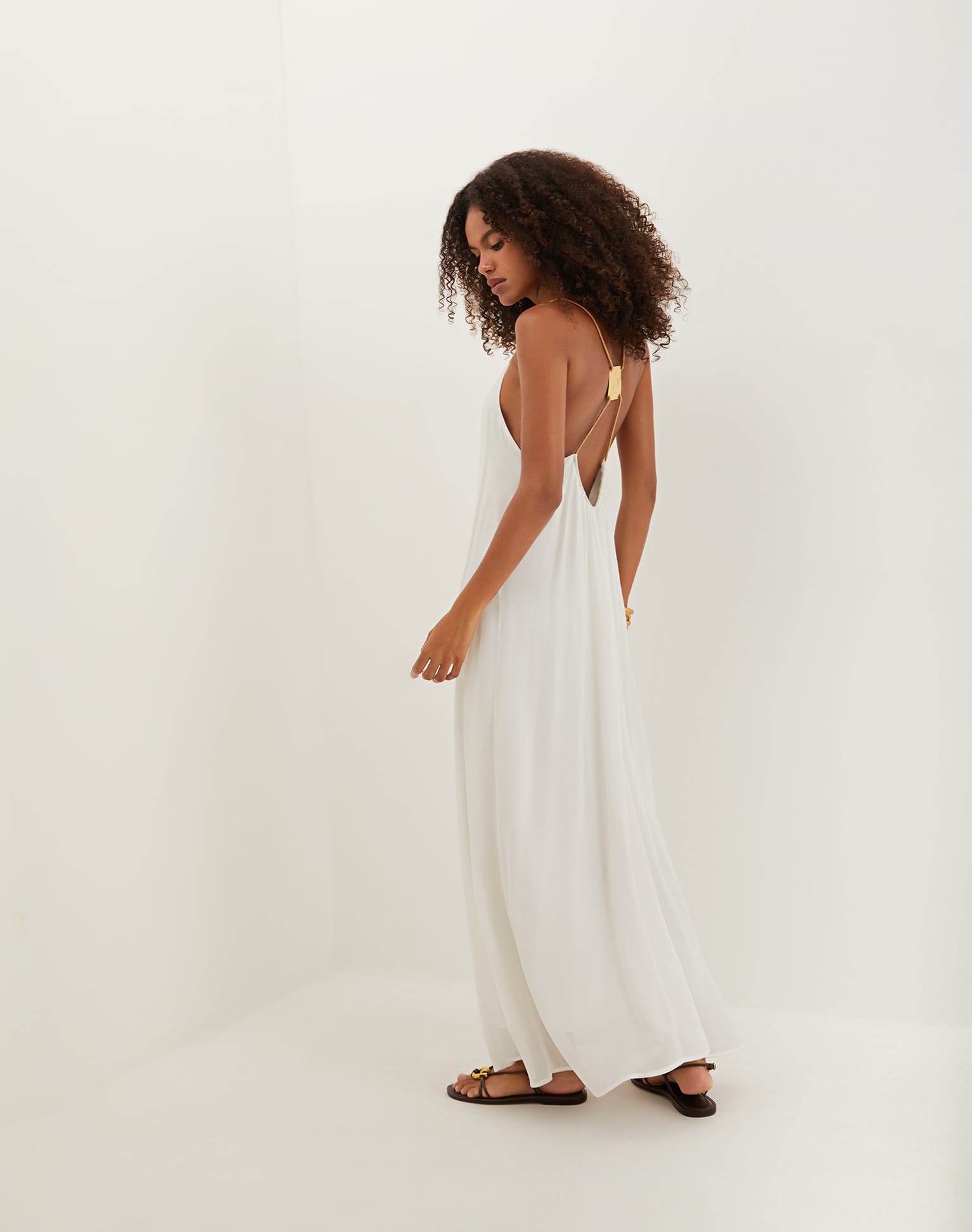 Rebeca Long Dress - Off White