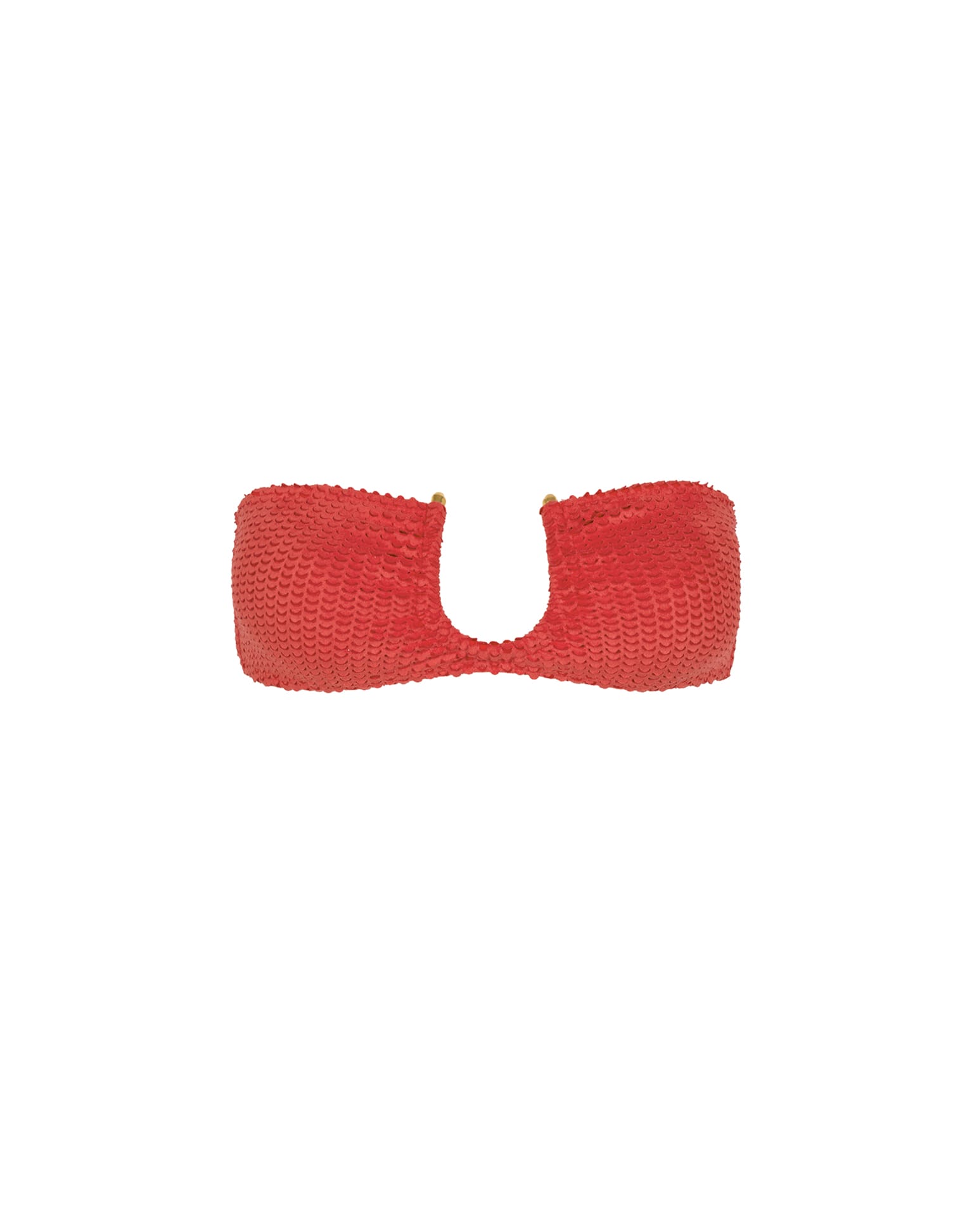Scales Cora Bandeau Top - Ruby